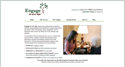 Desktop Screenshot of engageasyouage.com