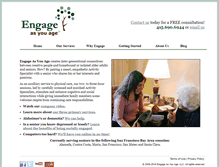 Tablet Screenshot of engageasyouage.com